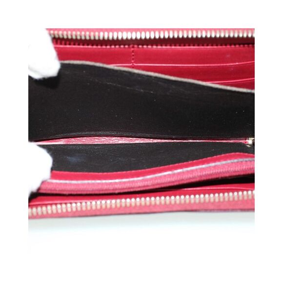 Pre Loved GUCCI GG Canvas ssima Long Wallet Wine Red 282477 Auth 54060 - Picture 10 of 10